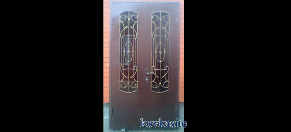 кованые металлические двери в москве 15